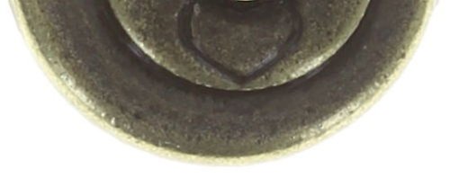 image for Earring Stud-Flat Black Jack Red light siam SS 34