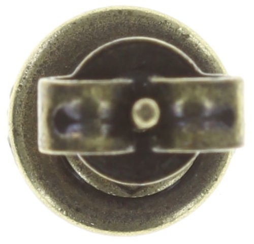 Bild für Ohrstecker flach Black Jack Rot Hell-siam SS 34