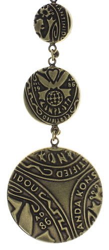 image pour Collier pendant (long) Studio 54 Blanc  size L,S,XS