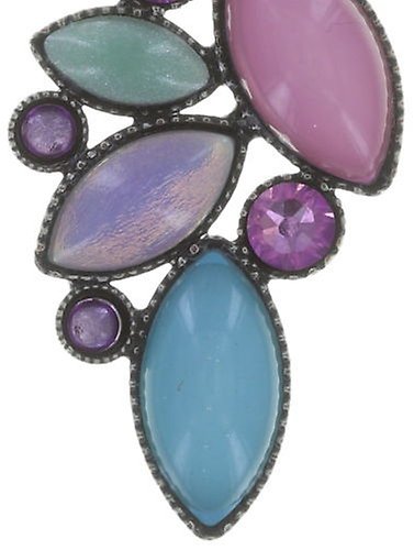 image pour Collier pendant Dance with Navette Multi Pastel  