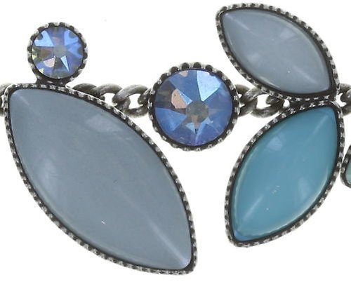 image for Necklace Dance with Navette Light Blue  