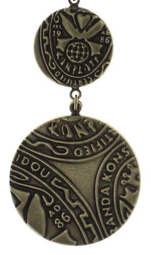 image pour Clou d'oreille pendant Studio 54 Blanc  size L,S,XS