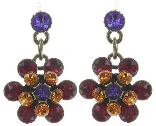 image pour Clou d'oreille pendant Lost Garden Rouge / Orange  