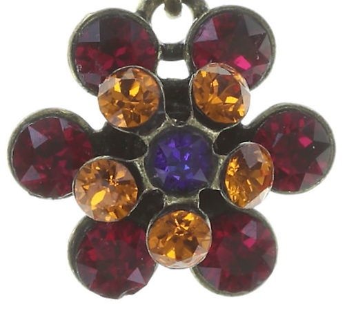 image for Earring Stud Dangling Lost Garden Red / Orange  