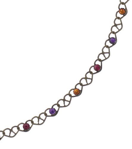 image pour Collier Lost Garden Rouge / Orange  