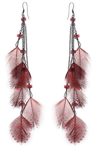 Bild für Ohrringe baumelnd Festival Earrings Rot  