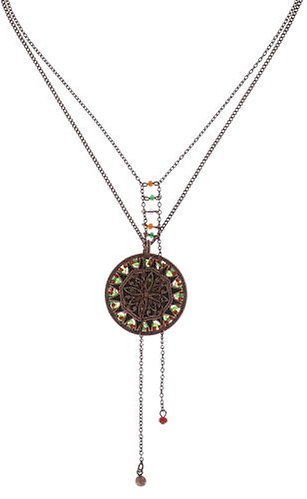 image for Necklace Pendant (Long) Dream Catcher Multi  