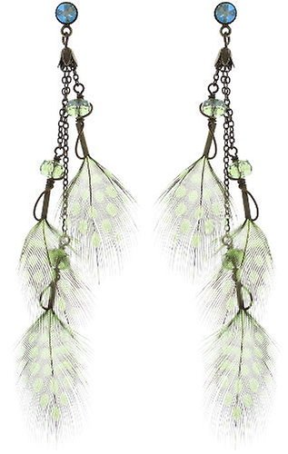 Bild für Ohrstecker baumelnd Festival Earrings Grün  