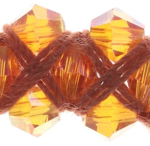 image pour Bracelet nœud Festival Bracelet Orange  