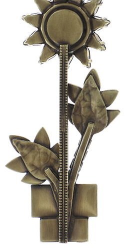 image for Earring stud dangling Sunflower Yellow / White / Green  size L