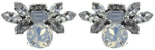 image for Earring clip Spider Daisy White  