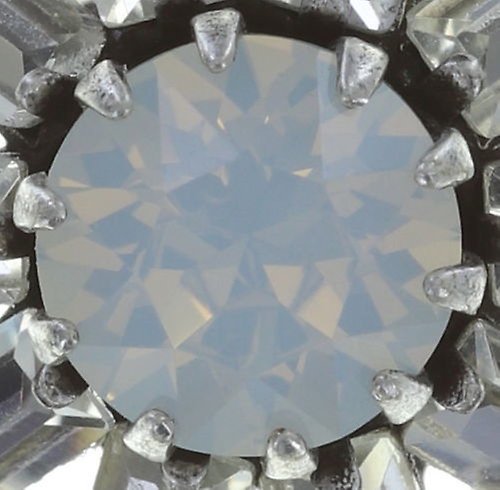 Bild für Ohrringe mit Brisur Spider Daisy Weiß  Größe L