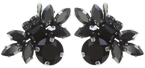 image for Earring Eurowire Spider Daisy Black  