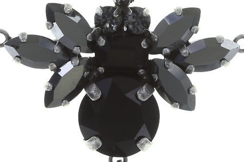 image pour Clou d'oreille pendant Spider Daisy Noir  size L,S