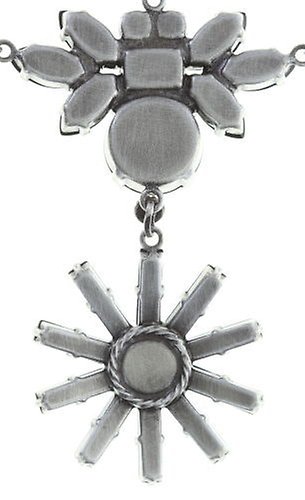image pour Clou d'oreille pendant Spider Daisy Noir  size L,S