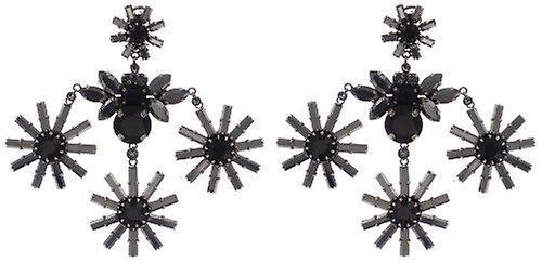 image pour Clou d'oreille pendant Spider Daisy Noir  size L,S