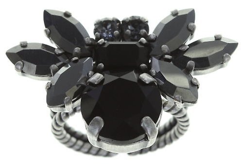 Bild für Ring Spider Daisy Schwarz  