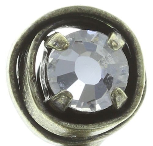 Bild für Ohrstecker baumelnd Boho Twist Weiß  