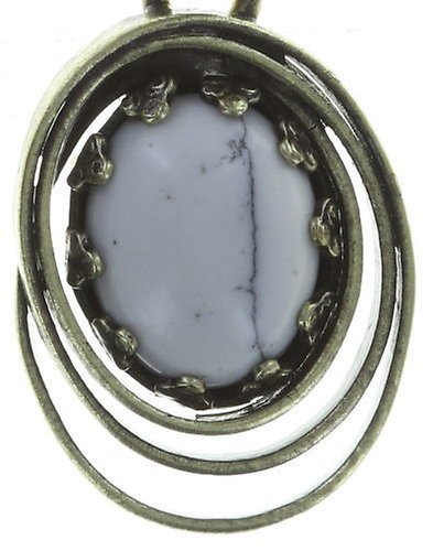 image for Earring Stud Dangling Boho Twist White  