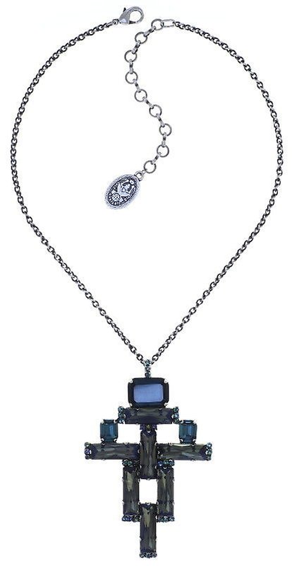 image pour Collier pendant Empire States Incas Bleu  
