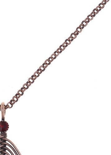 image for Necklace Pendant (Long) Amazonia Red  size M