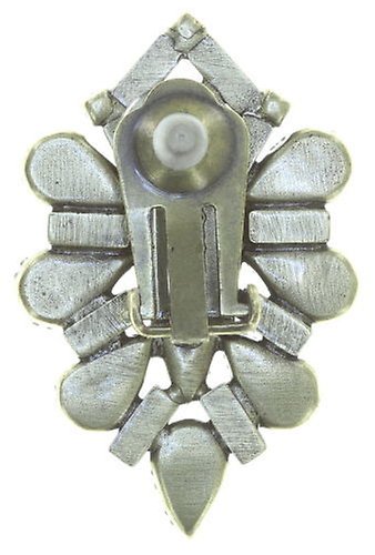 Bild für Ohrringe mit Clip Snow White Blau / Grün  Größe S