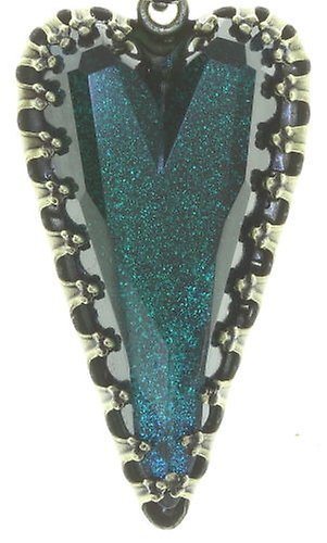 Kép Earring stud dangling Snow White Blue / Green  size M