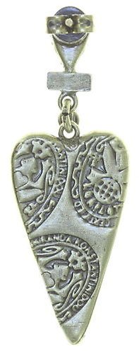 Bild für Ohrstecker baumelnd Snow White Blau / Grün  Größe M