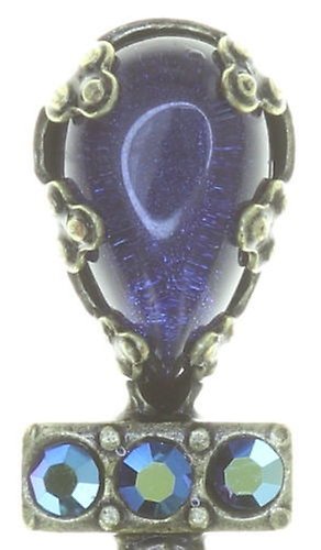 Bild für Ohrstecker baumelnd Snow White Blau / Grün  Größe M