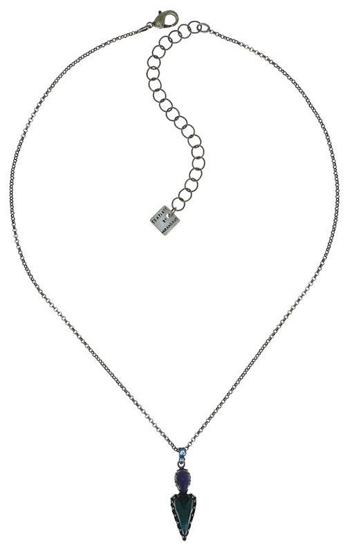 image for Necklace Pendant Snow White Blue / Green  size S