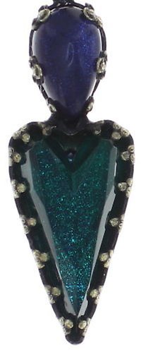 image for Necklace Pendant Snow White Blue / Green  size S