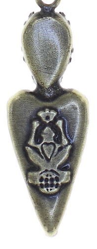 image for Necklace Pendant Snow White Blue / Green  size S