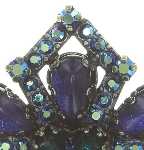 image for Ring Snow White Blue / Green  size S