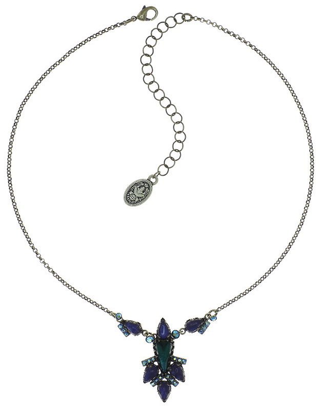 image for Necklace Snow White Blue / Green  size S