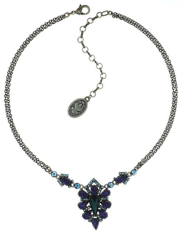 image for Necklace Snow White Blue / Green  size S