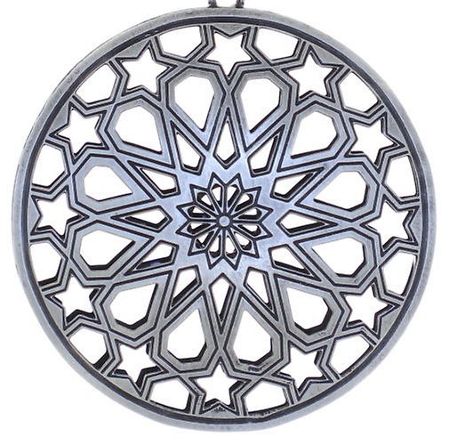 image for Necklace pendant Shades of Light Black  size S