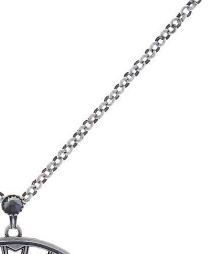 image for Necklace pendant Shades of Light Black  size S