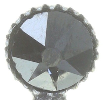 image for Earring Stud Dangling Shades of Light Black  size XS