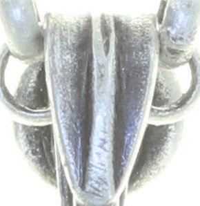 image for Necklace pendant Shades of Light Black  size S