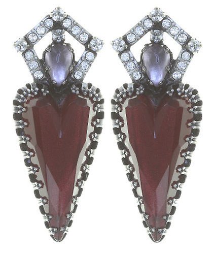 image for Earring Stud Snow White Red  size M