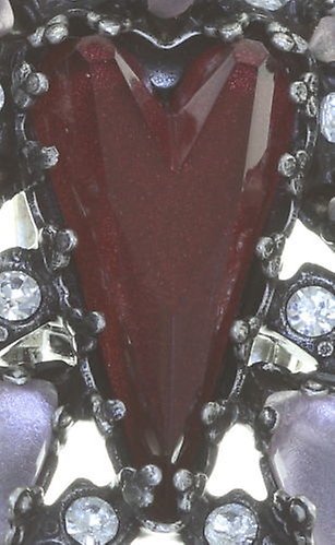 image for Earring Clip Snow White Red  size S