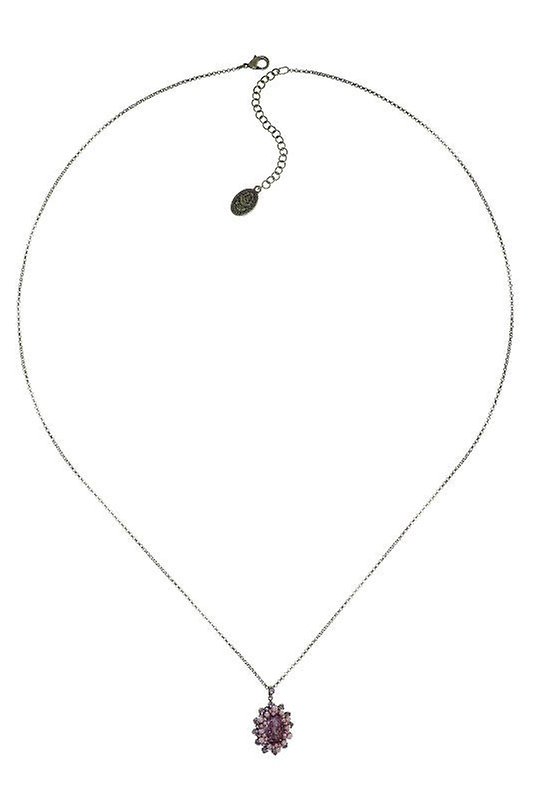 Bild für Halskette hängend (lang) Kaleidoscope Illusion Beige  Größe L