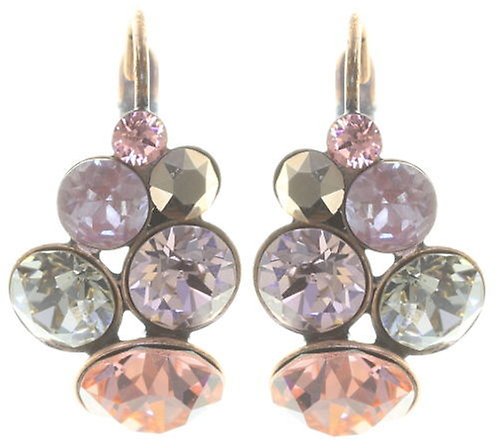 image pour Boucles d'oreilles Eurowire Petit Glamour Rose  