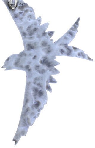 image for Earring eurowire The Sparrow Silver  