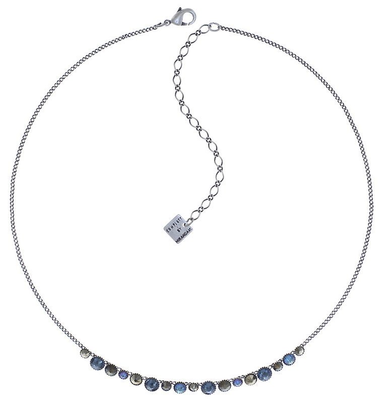 image pour Collier Water Cascade Bleu / Marron  
