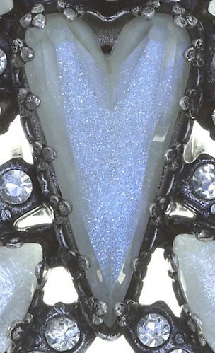 image pour Boucles d'oreilles Clip Snow White Blanc  size S