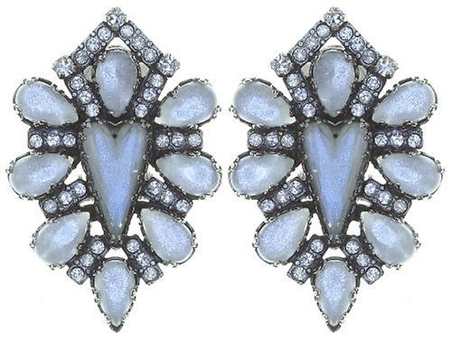 image for Earring Clip Snow White White  size S