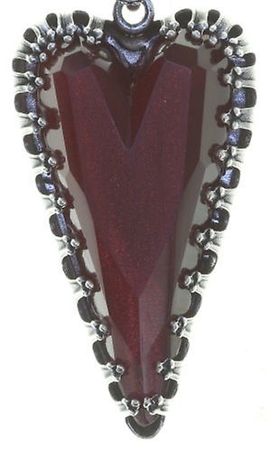 image for Earring Stud Dangling Snow White Red  size M