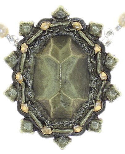 image for Necklace Kaleidoscope Illusion White  size S