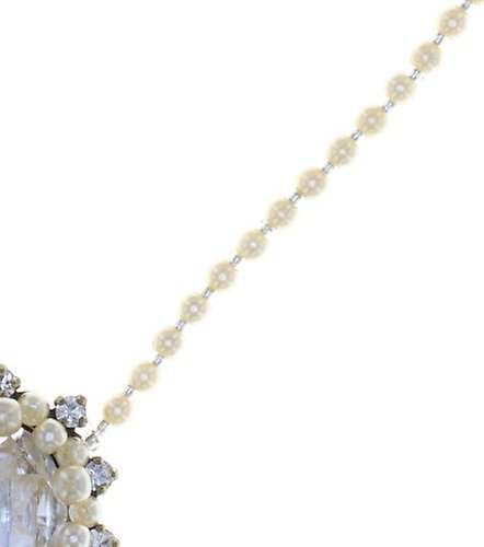 image for Necklace Kaleidoscope Illusion White  size S